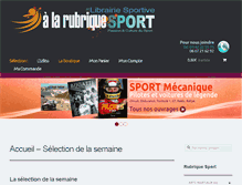 Tablet Screenshot of alarubriquesport.com